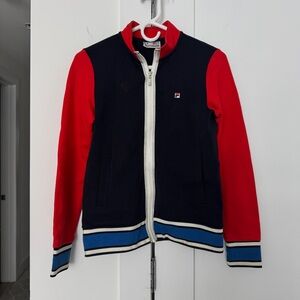Fila x Jason Wu Olympic Red and Black Zip-Up Jacket